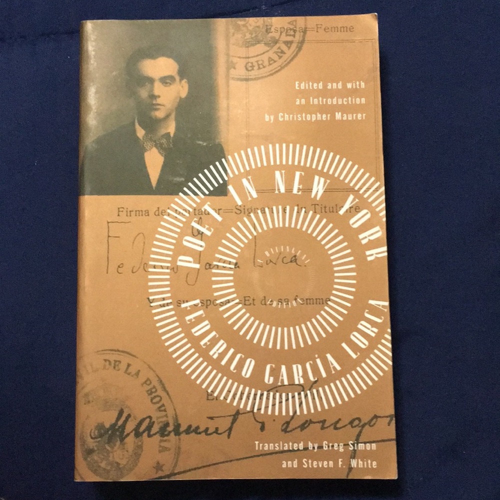 🟡Poet in New York by Federico Garcia Lorca!!